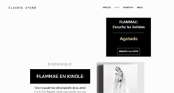 Desktop Screenshot of claudiaayuso.com