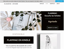 Tablet Screenshot of claudiaayuso.com